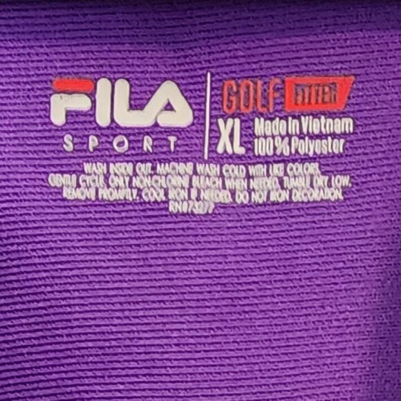 Fila Women's sleeveless golf shirt size XL.  Item 0822249GS - Picture 5 of 5